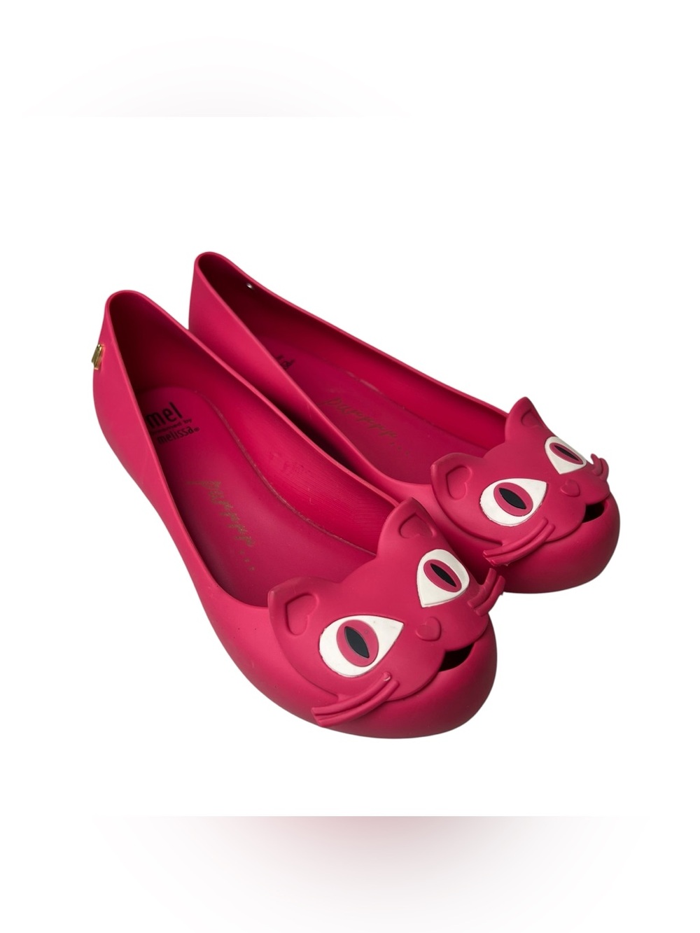 Mini Melissa  Ultragirl Cat Flats Shoes Size Big Girl 3